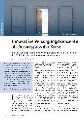 Vorschauseite 1: Innovative Versorgungskonzepte als Ausweg aus der Krise