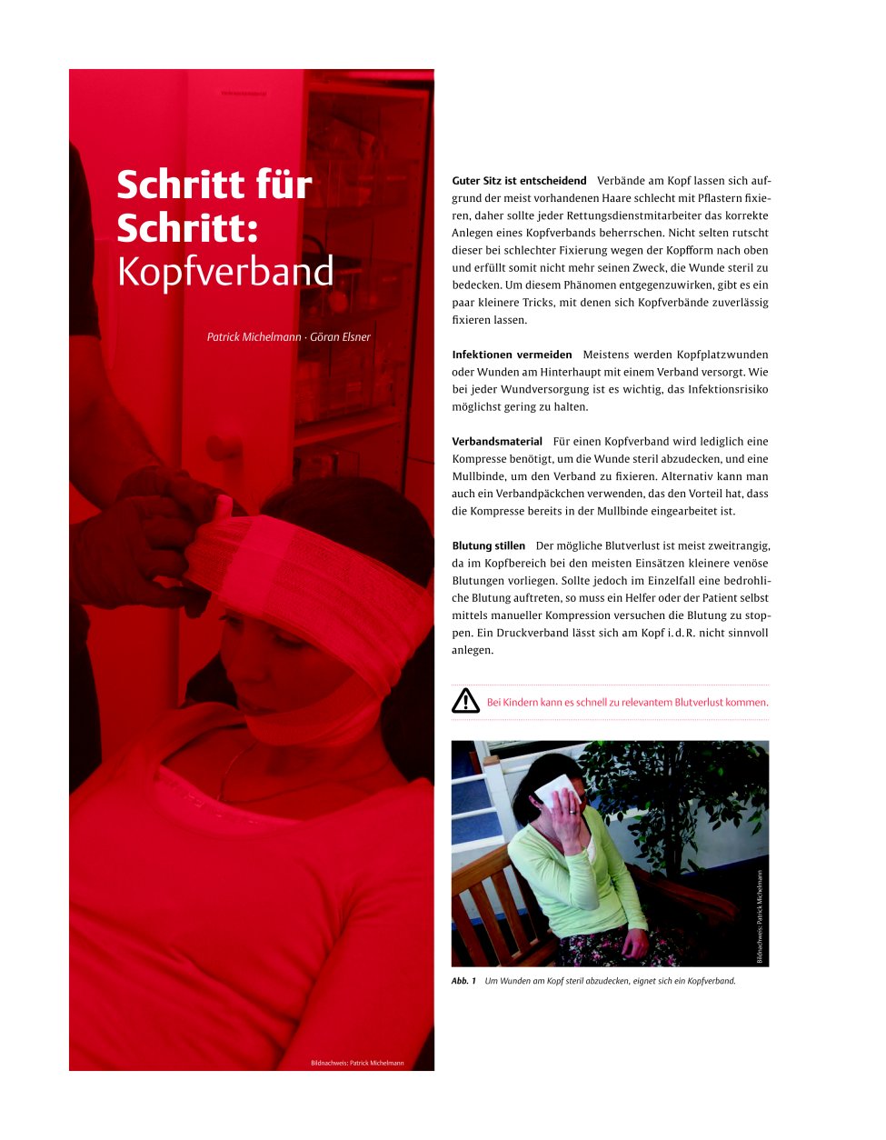 Vorschauseite 1: Schritt für Schritt: Kopfverband