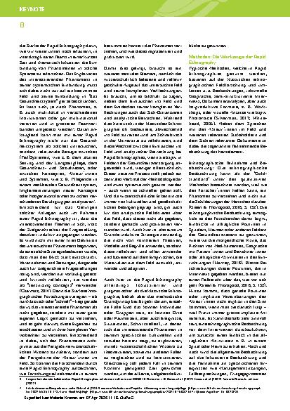 Vorschauseite 3: Rapid Ethnography: Gesundheitssysteme handlungsorientiert, akteurszentriert und partizipativ verstehen