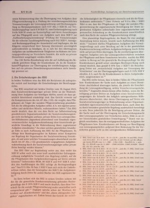 Vorschauseite 2: Auslagerung von Abrechnungsprozessen der Krankenund Pflegeversicherung an private Dienstleister im Lichte der BSG-Rechtsprechung vom 30. August 2023 und des neuen § 47b SGB XI