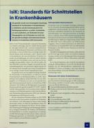 Vorschauseite 1: IsiG: Standards für Schnittstellen in Krankenhäusern