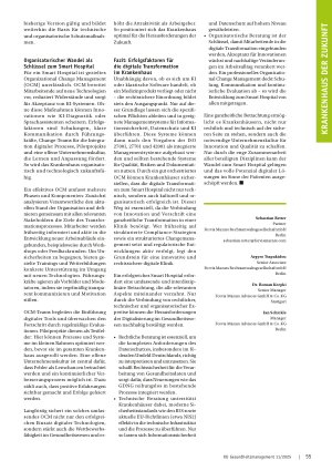 Vorschauseite 3: Auf dem Weg zum Smart Hospital Digitalisierung, Datenschutz und Changemanagement im Gesundheitswesen