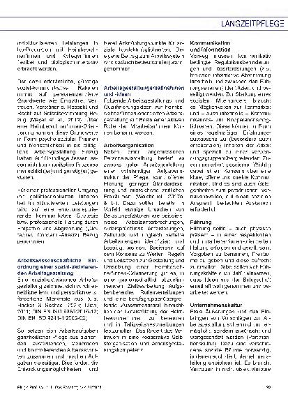 Vorschauseite 6: Der Mehrwert zwischenmenschlich gestalteter Arbeit in Pflegeheimen