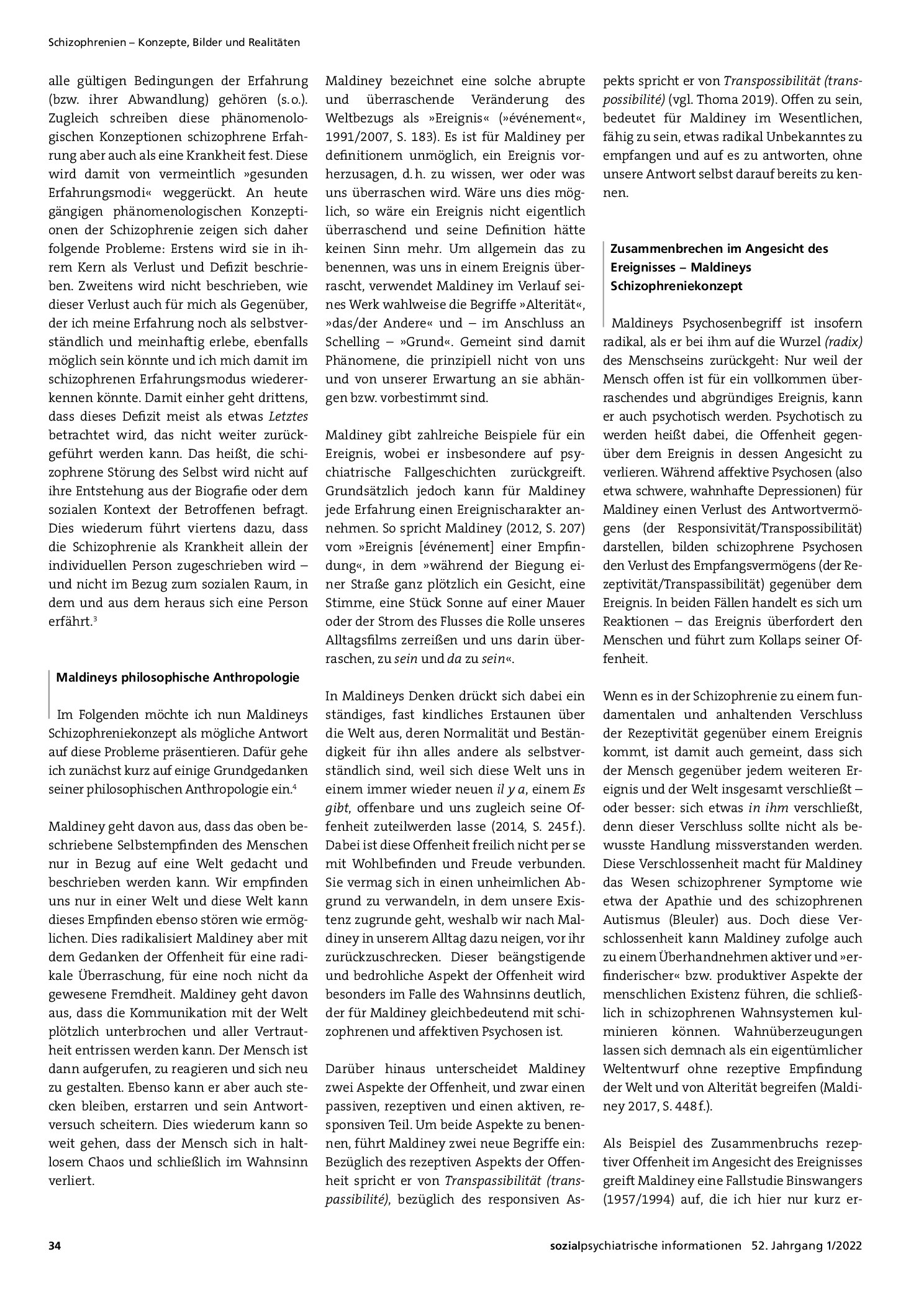 Vorschauseite 3: Zerbrechliche Offenheit. Überlegungen zu Henri Maldineys phänomenologischer Schizophrenietheorie