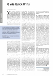 Vorschauseite 1: Q wie Quick Wins