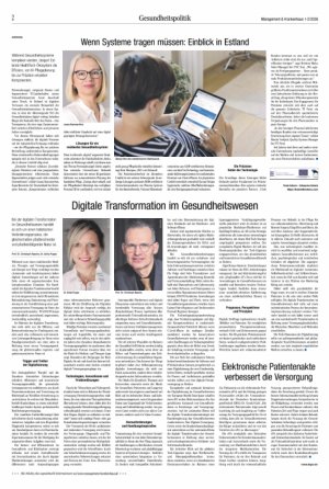 Vorschauseite 1: Gesundheitspolitik