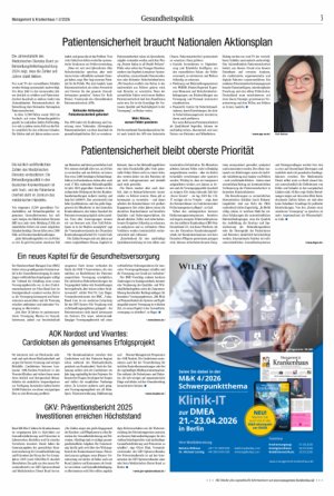 Vorschauseite 2: Gesundheitspolitik