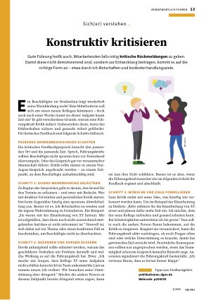 Vorschauseite 1: Sich(er) verstehen _ Konstruktiv kritisieren