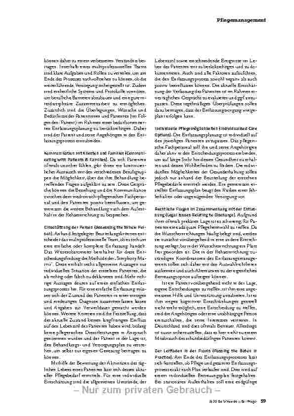 Vorschauseite 2: STANDARD FÜR INDIVIDUELLE WEGE