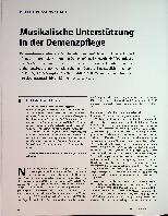 Vorschauseite 1: Musikalische Unterstützung in der Demenzpflege