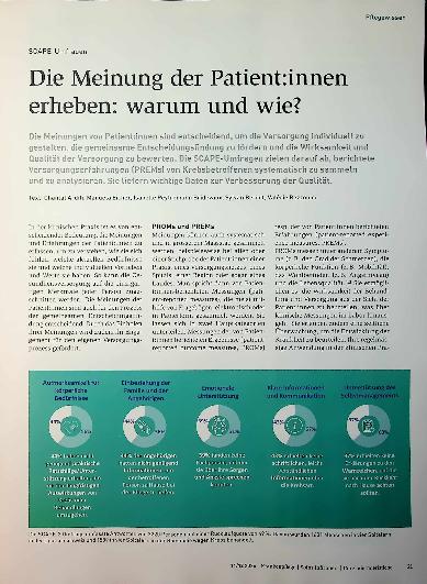 Vorschauseite 1: Die Meinung der Patientinnen erheben: Warum und wie?