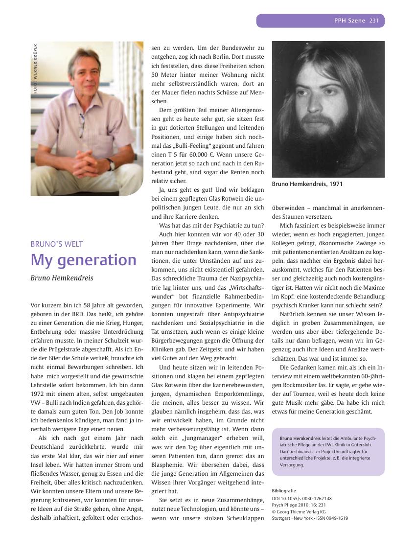 Vorschauseite 1: My generation