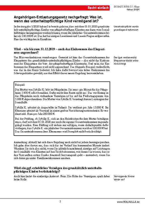 Vorschauseite 2: Inhalt dieser Ausgabe Recht einfach, Was Sie diese Woche erledigen sollten, Ihre Fragen kurz beantwortet