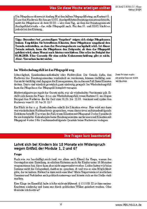 Vorschauseite 6: Inhalt dieser Ausgabe Recht einfach, Was Sie diese Woche erledigen sollten, Ihre Fragen kurz beantwortet