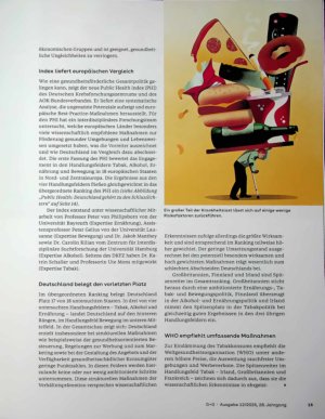 Vorschauseite 4: Nachholbedarf in der Prävention