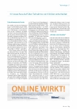 Vorschauseite 2: Telemedizin: Zukunftsmodell mit Schönheitsfehler