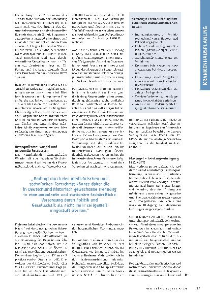 Vorschauseite 2: „Medizinische Versorgungszentren – die Rettung“