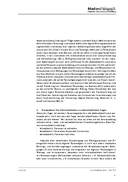 Vorschauseite 3: Mediendidaktik als Implementierungswissenschaft der Pädagogik?