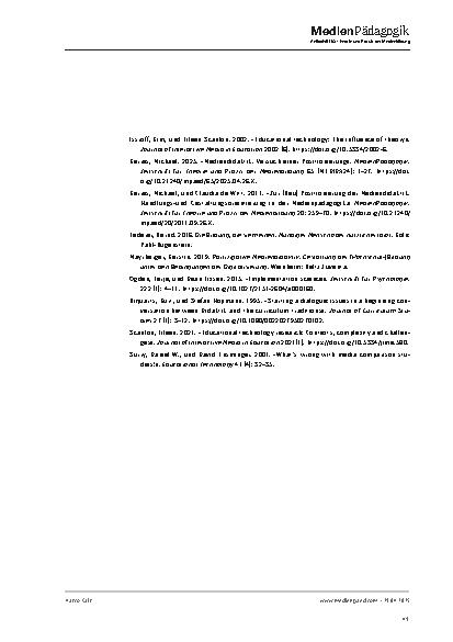 Vorschauseite 5: Mediendidaktik als Implementierungswissenschaft der Pädagogik?