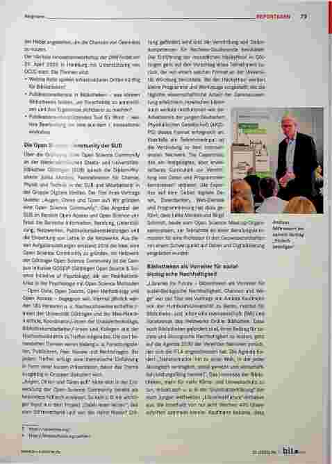 Vorschauseite 5: Mutig und selbstbewusst neue Wege beschreiten. Bericht vom 15. Bibliotheksleitertag in Mannheim, 3. Dezember 2019.