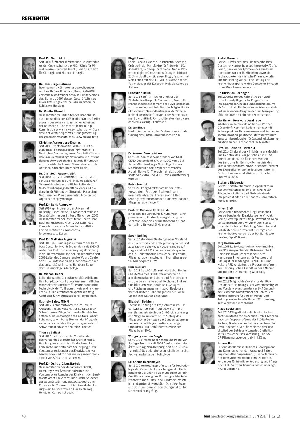 Vorschauseite 1: Referenten