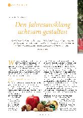 Vorschauseite 1: Den Jahresausklang achtsam gestalten