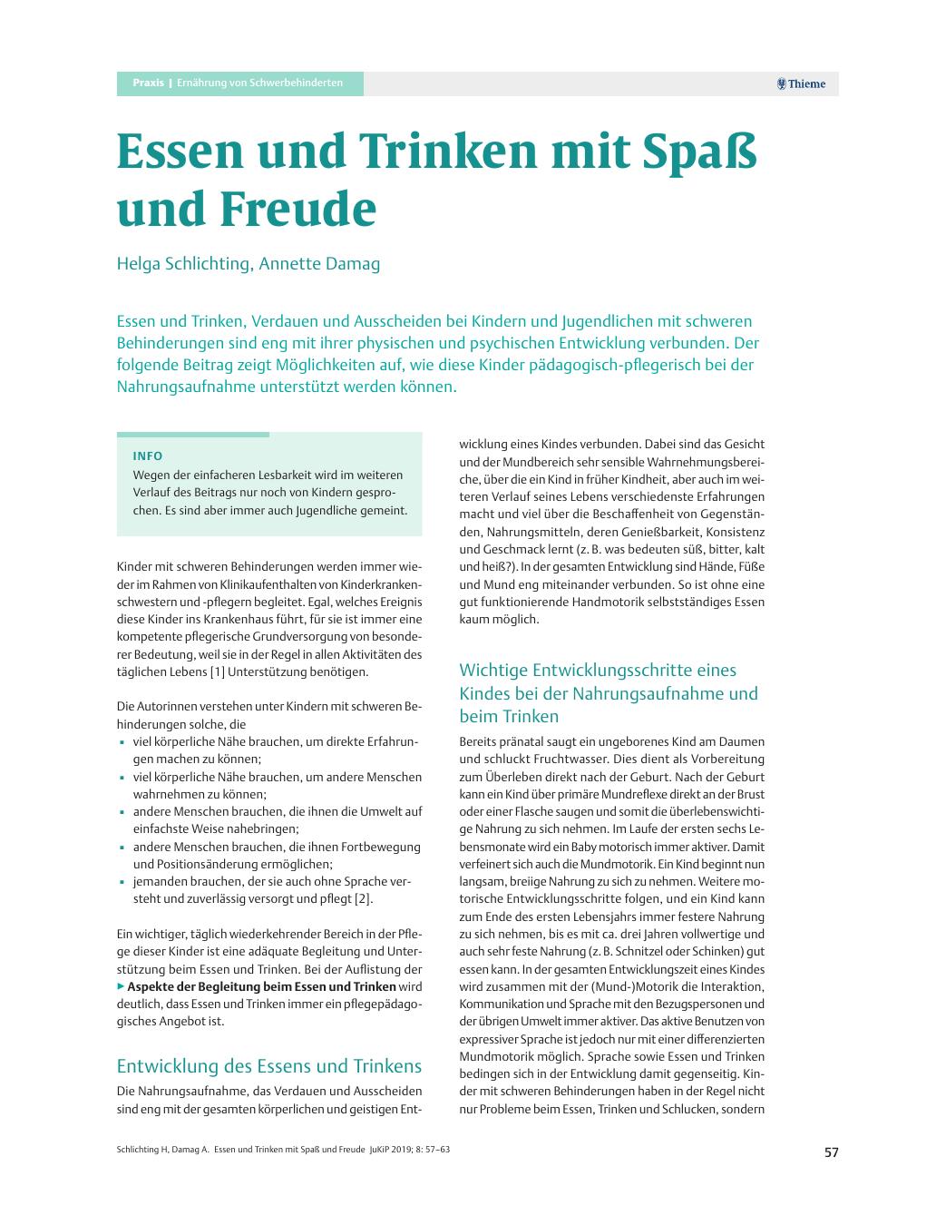 Vorschauseite 1: Essen und Trinken mit Spaß und Freude