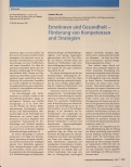 Vorschauseite 1: Emotionen und Gesundheit - Förderung von Kompetenzen und Strategien