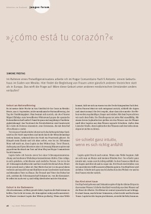 Vorschauseite 1: »¿cómo está tu corazón?«