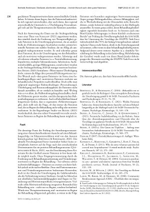 Vorschauseite 6: Überlastet, überfordert, überbelegt. .. Und der Wunsch nach »dem guten Patienten«