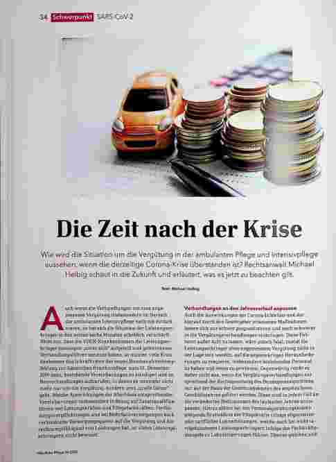 Vorschauseite 1: Die Zeit nach der Krise