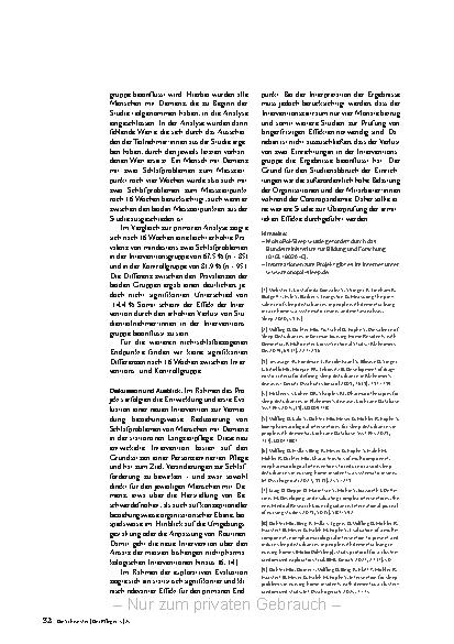 Vorschauseite 5: Wie den Schlaf fördern?