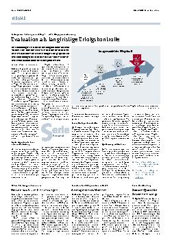 Vorschauseite 1: Evaluation als langfristige Erfolgskontrolle