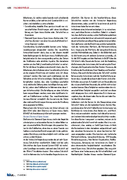 Vorschauseite 6: Informationsbudget an der Universität Regensburg – Ein Blick über den Tellerrand