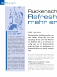 Vorschauseite 1: Rückenschule: Refresher-Kurse nicht mehr erforderlich