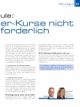 Vorschauseite 2: Rückenschule: Refresher-Kurse nicht mehr erforderlich