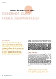 Vorschauseite 3: Sicherheit durch fetale Überwachung?