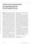 Vorschauseite 1: Vielfalt und Verschiedenheit als Ausgangspunkt der Beziehungsgestaltung