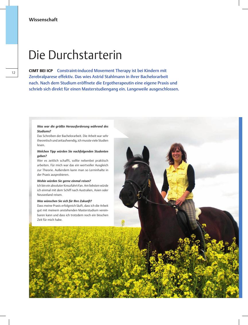 Vorschauseite 1: CIMT bei ICP ? Die Durchstarterin