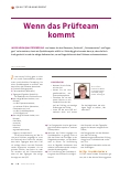 Vorschauseite 1: Wenn das Prüfteam kommt.