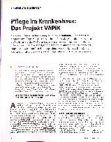 Vorschauseite 1: Pflege im Krankenhaus: Das Projekt VAPiK