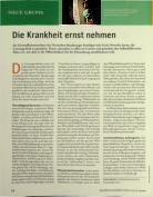 Vorschauseite 1: Die Krankheit ernst nehmen.
