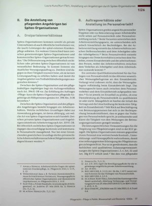 Vorschauseite 2: Anstellung von Angehörigen durch Spitex-Organisationen - arbeitsund krankenversicherungsrechtliche Aspekte