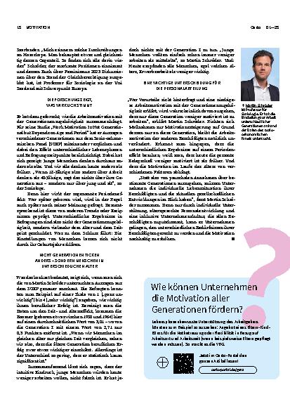 Vorschauseite 2: Hat die Gen Z keine Lust zu arbeiten?