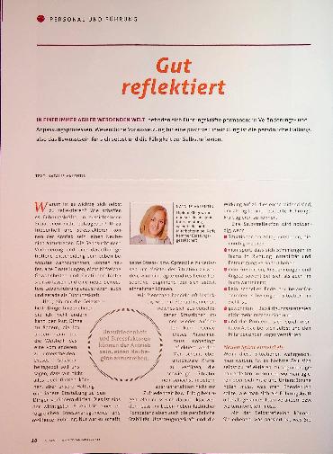 Vorschauseite 1: Gut reflektiert.