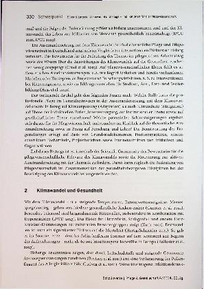 Vorschauseite 2: Klimawandel und Pflegeimplikationen für die Pflegewissenschaft