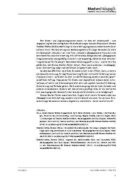 Vorschauseite 6: Editorial: In Gedenken an die visionäre Fernsehpionierin Verena Doelker-Tobler