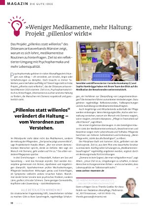 Vorschauseite 1: »Weniger Medikamente, mehr Haltung: Projekt ‚pillenlos‘ wirkt«
