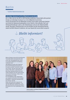 Vorschauseite 6: Nachrichten aus den Landesverbänden