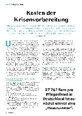Vorschauseite 1: Kosten der Krisenvorbereitung